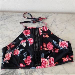 Floral Bathing Suit Top